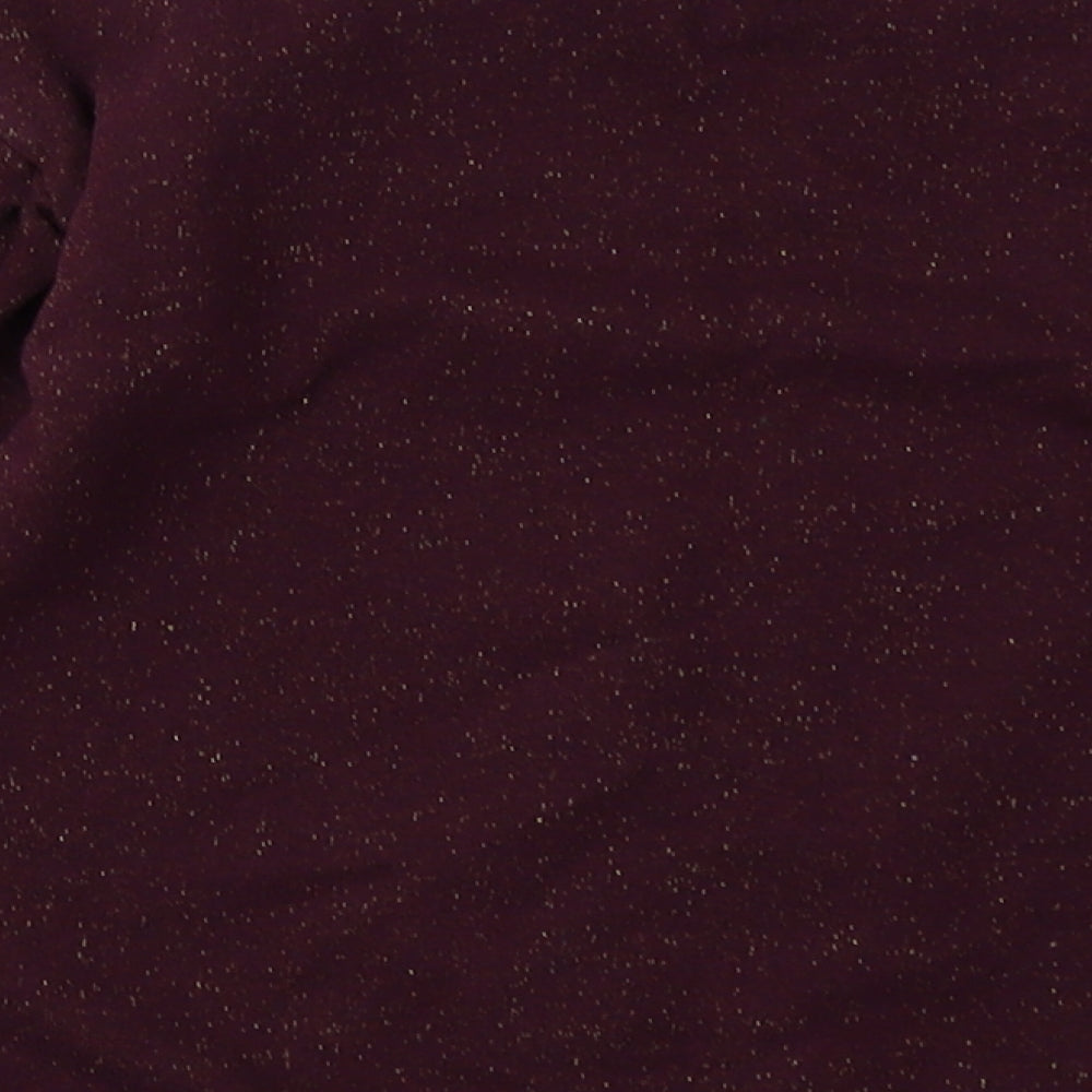 George Girls Purple  Cotton Pullover Sweatshirt Size 8-9 Years  Pullover