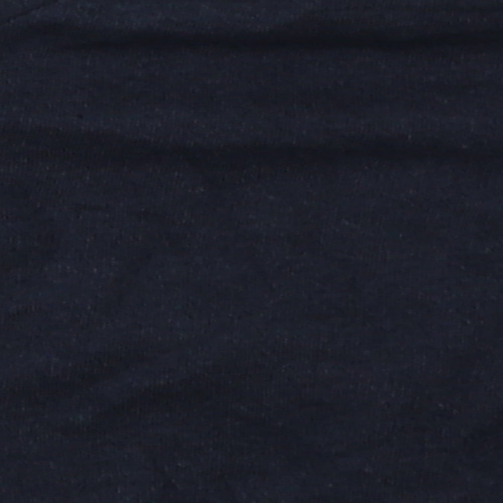 Disney Boys Blue Geometric Polyester Basic Casual Size 6-9 Months Crew Neck Pullover - olaf- frozen