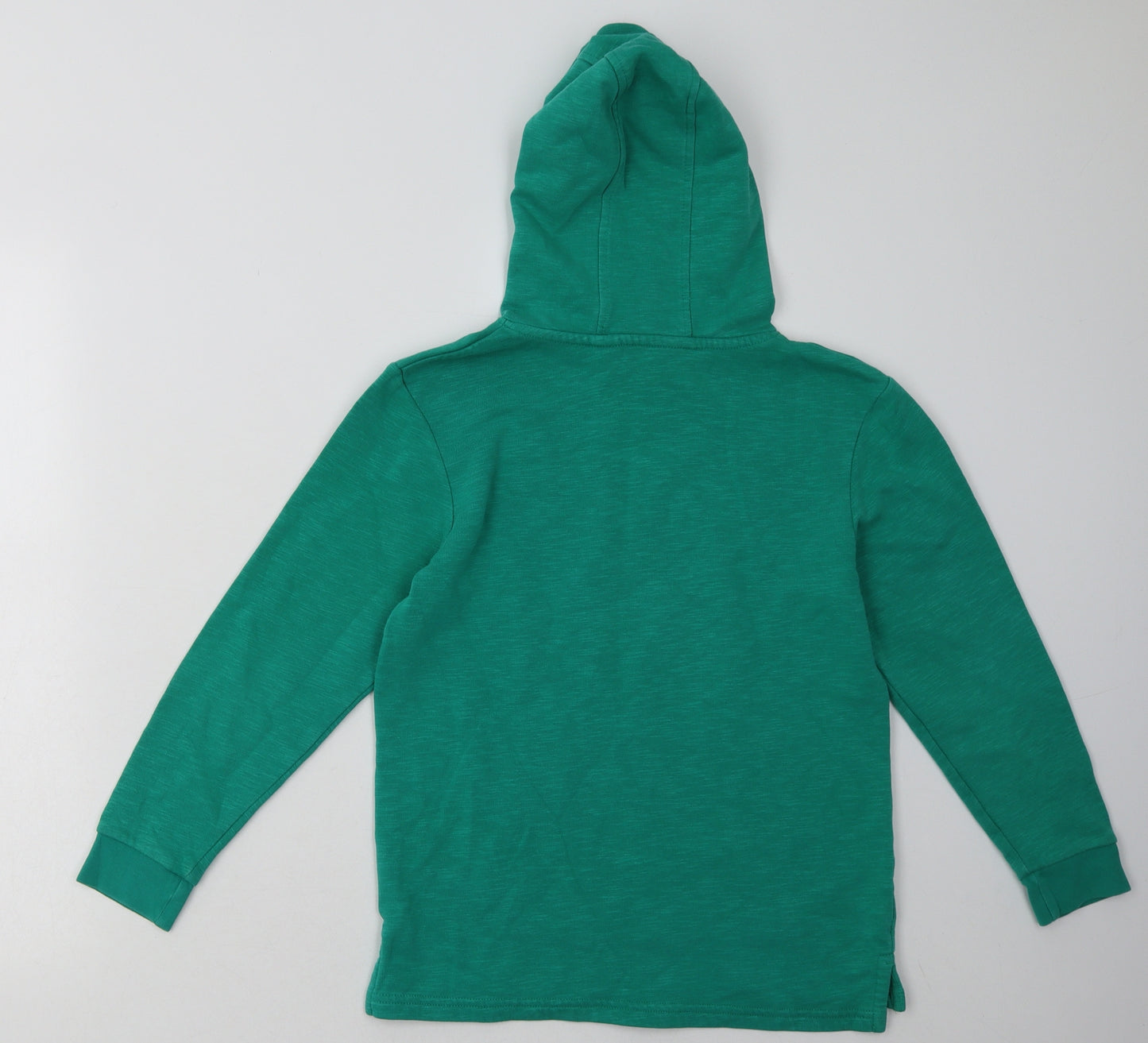 George Boys Green  Cotton Pullover Hoodie Size 9-10 Years  Pullover - beyond cool