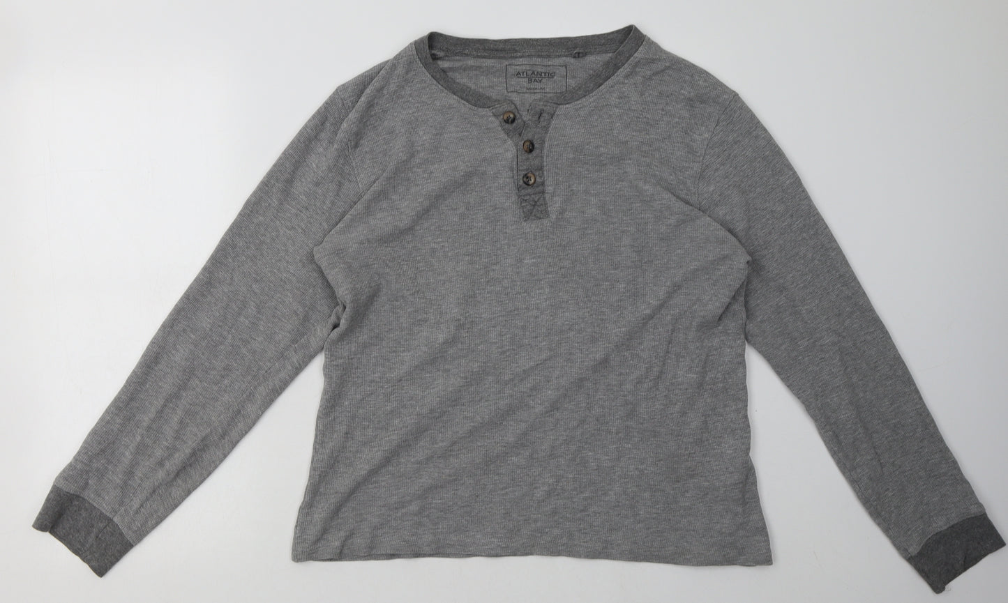 BHS Mens Grey  Cotton Pullover Sweatshirt Size M