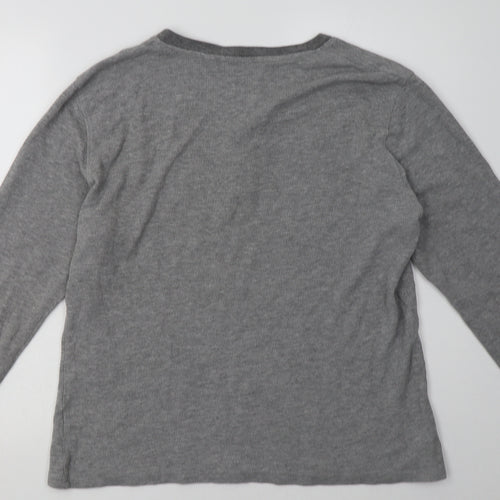 BHS Mens Grey  Cotton Pullover Sweatshirt Size M