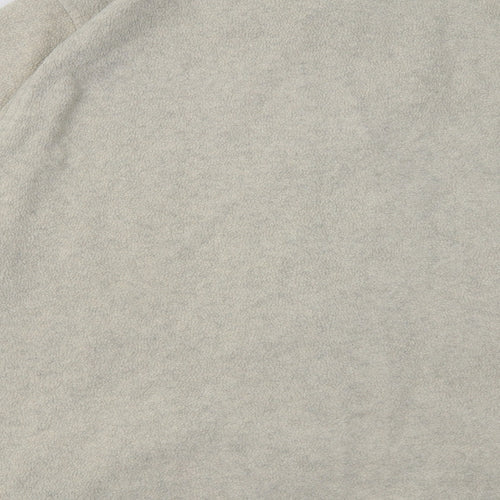 Instyle Mens Beige  Polyester Full Zip Sweatshirt Size L