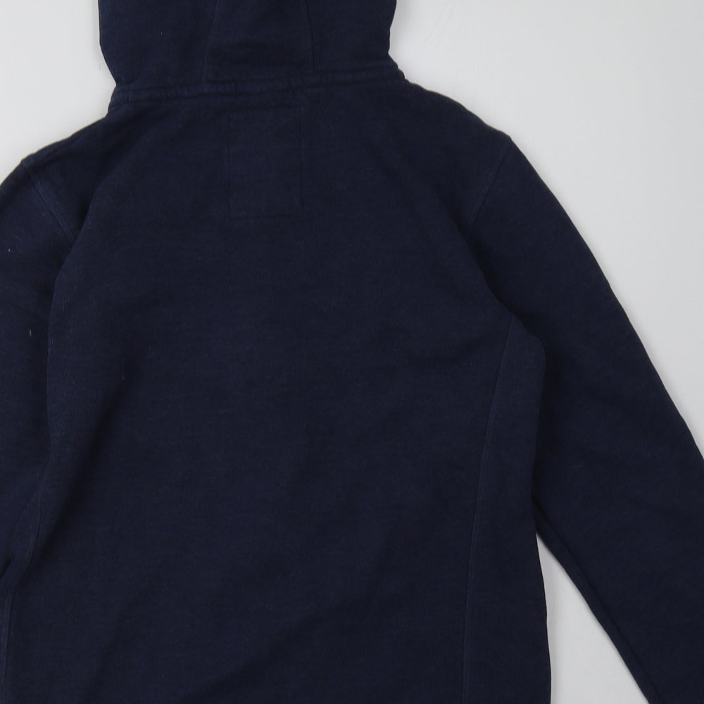 Tokyo Laundry Boys Blue  Cotton Full Zip Hoodie Size 13 Years  Zip