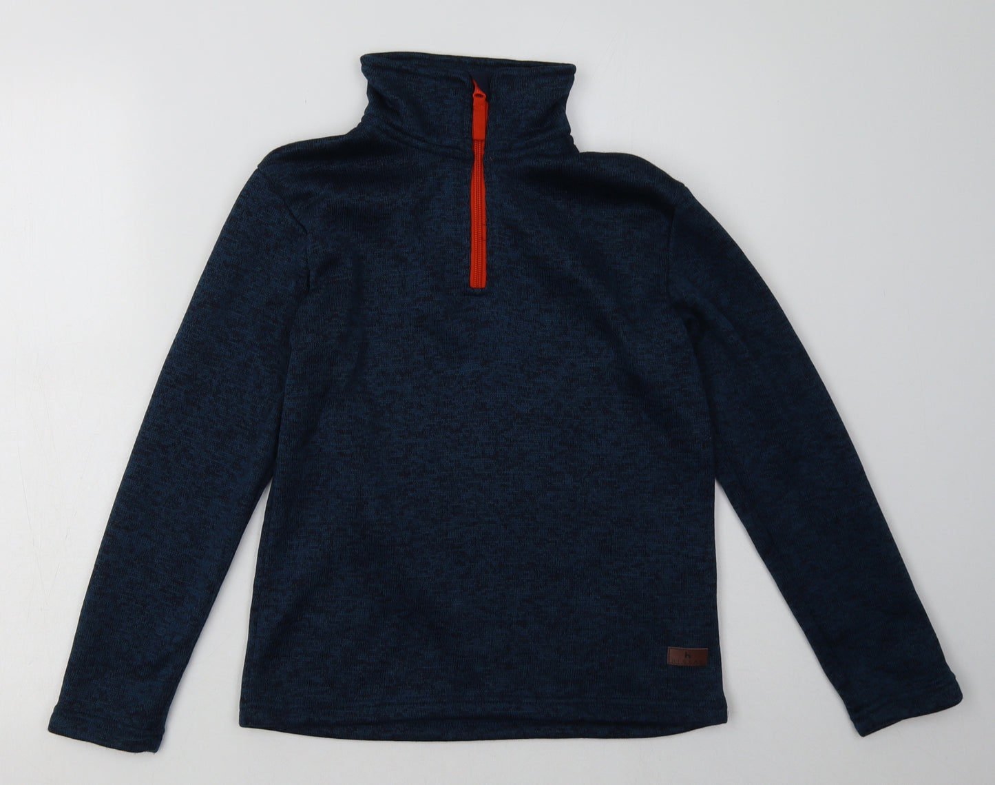 Hi Gear Boys Blue  Polyester Pullover Sweatshirt Size 9-10 Years  Zip