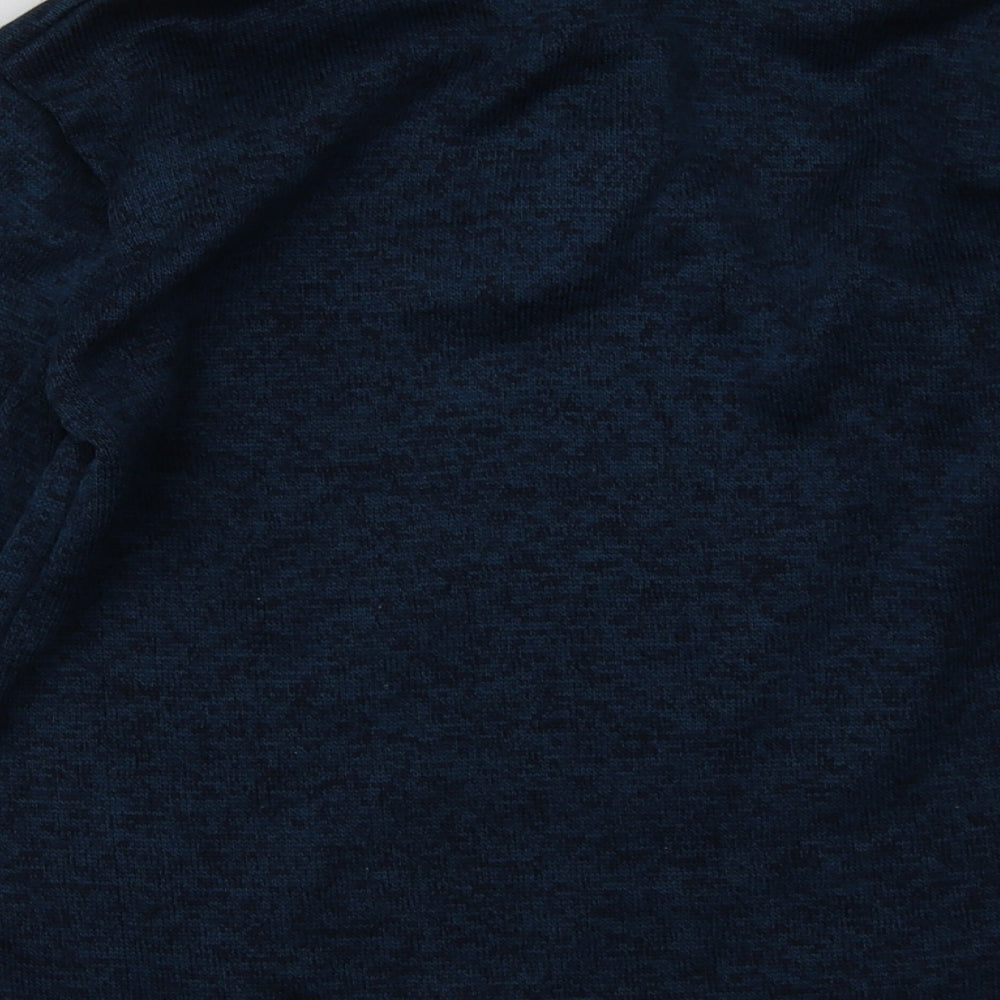 Hi Gear Boys Blue  Polyester Pullover Sweatshirt Size 9-10 Years  Zip