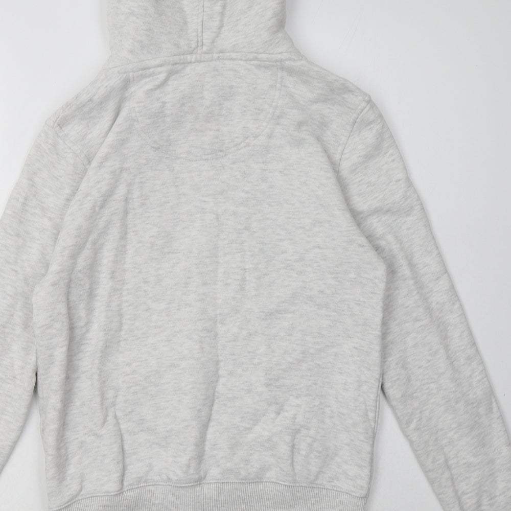 SoulCal&Co Womens Grey  Cotton Pullover Hoodie Size 8  Pullover