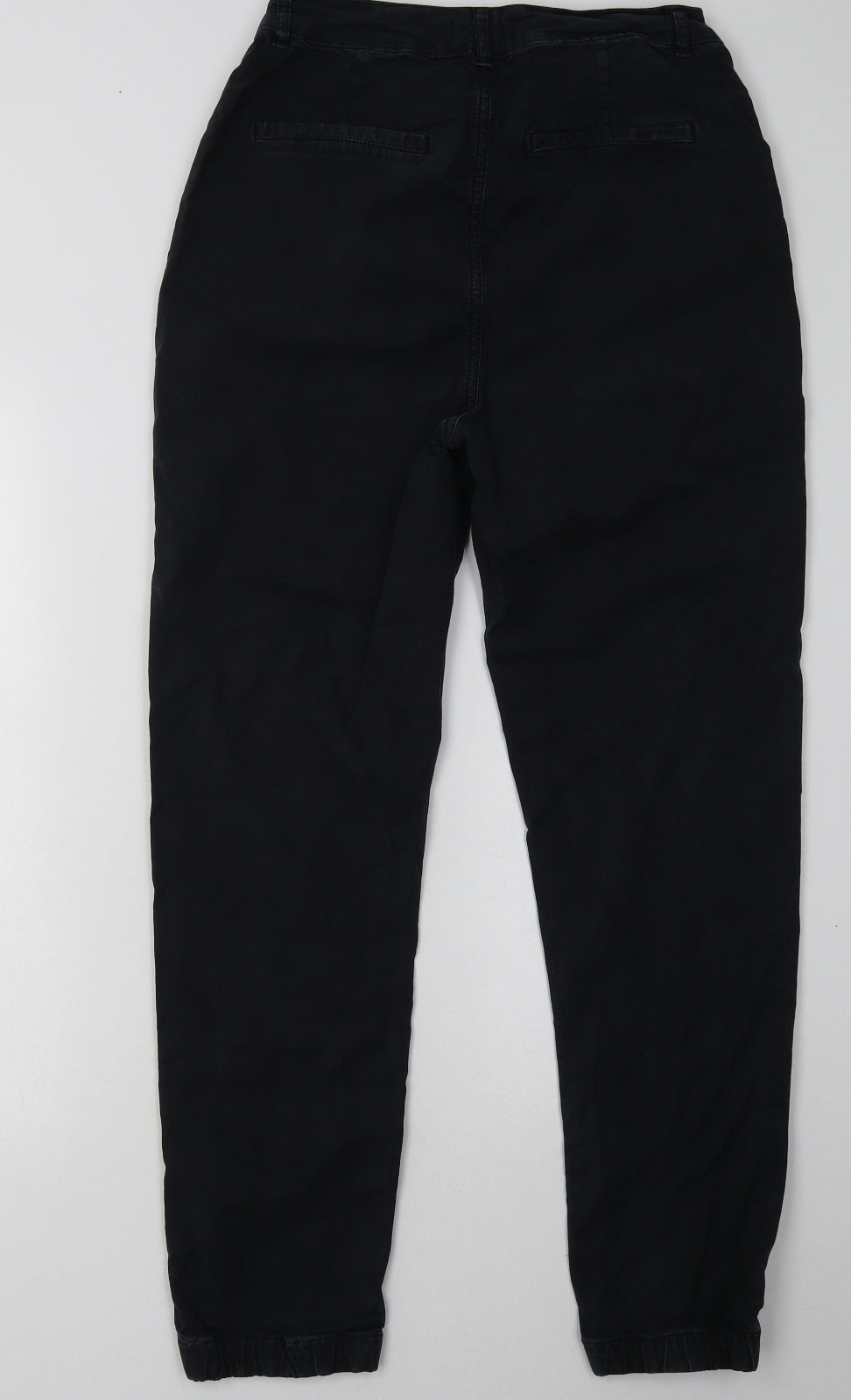 Mint Velvet Womens Black  Lyocell Trousers  Size 12 L33 in Regular Button