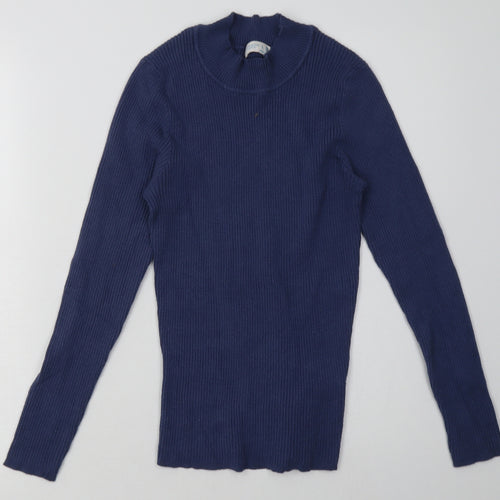 Primark Womens Blue  Viscose Pullover Sweatshirt Size L  Pullover