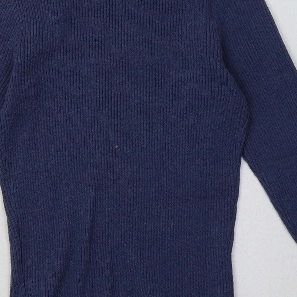 Primark Womens Blue  Viscose Pullover Sweatshirt Size L  Pullover