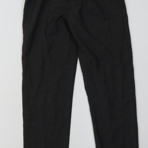 sainsburys Boys Grey  Polyester Capri Trousers Size 10 Years  Regular Hook & Eye - School Wear