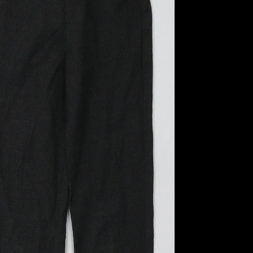 sainsburys Boys Grey  Polyester Capri Trousers Size 10 Years  Regular Hook & Eye - School Wear