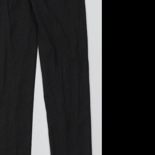 sainsburys Boys Grey  Polyester Capri Trousers Size 10 Years  Regular Hook & Eye - School Wear