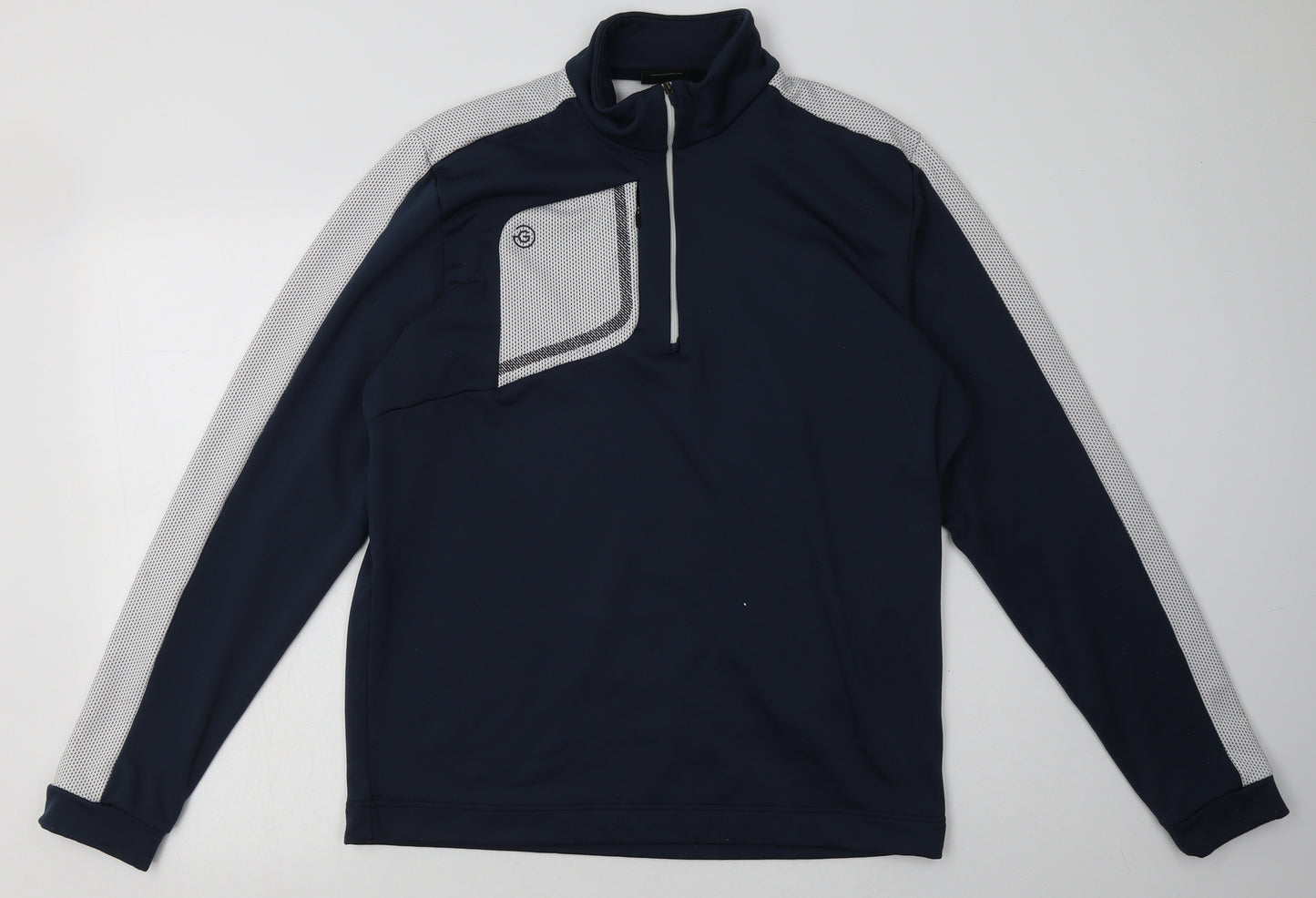 Galvin Green Mens Blue  Polyester Pullover Sweatshirt Size XL