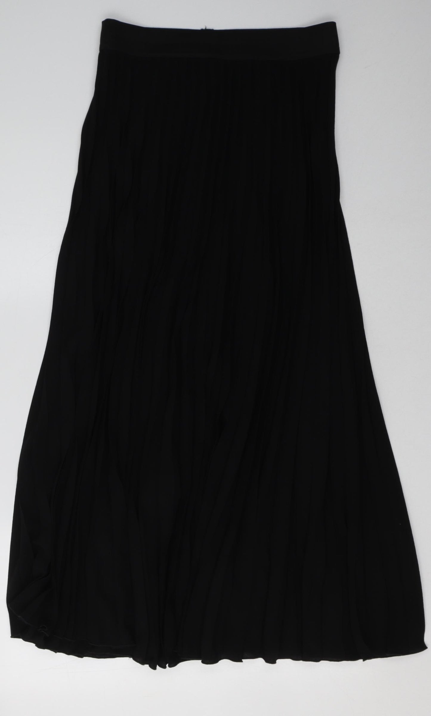 Roman Womens Black  Polyester A-Line Skirt Size 10