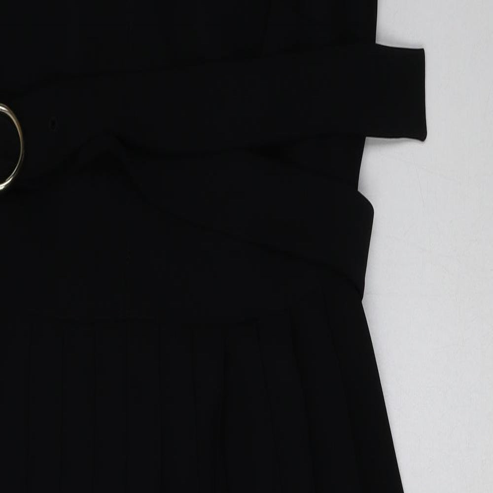 Karen Millen Womens   Polyester A-Line  Size 12  Crew Neck Zip