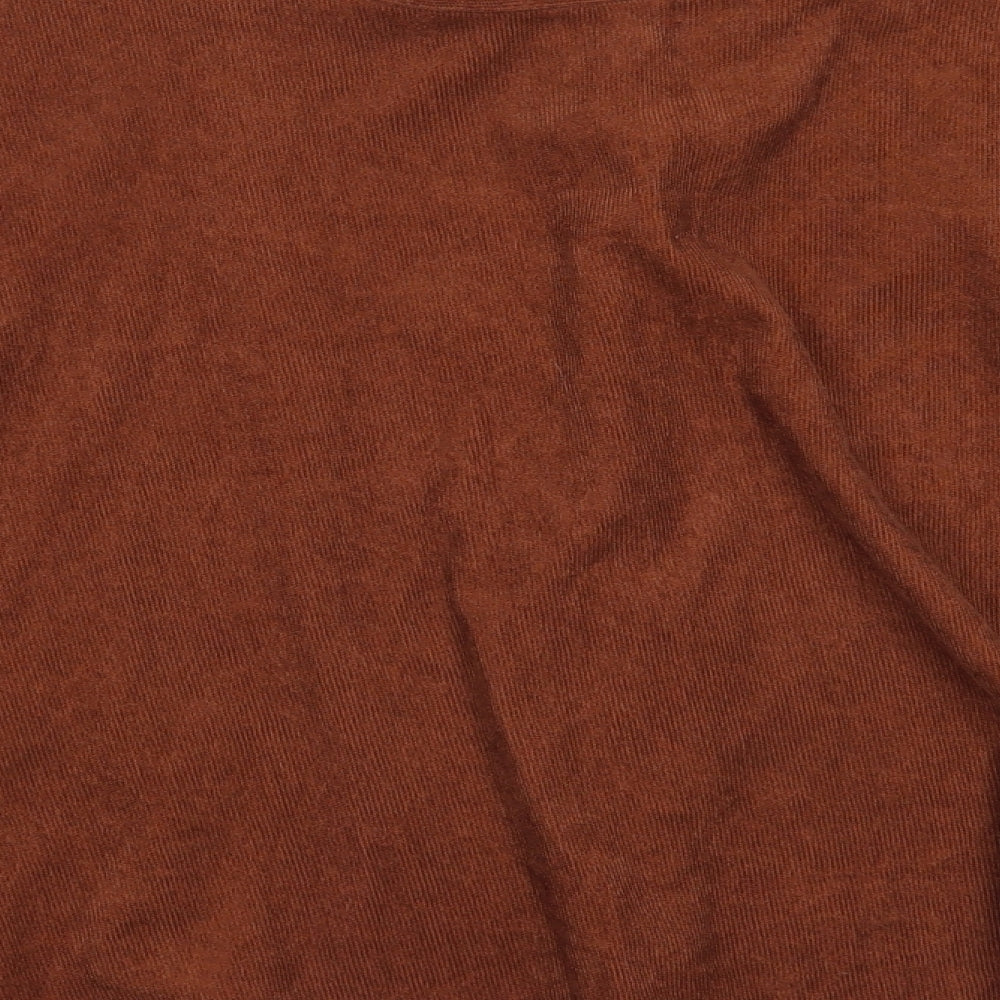 SheIn Womens Brown  Polyester Flare Skirt Size XL