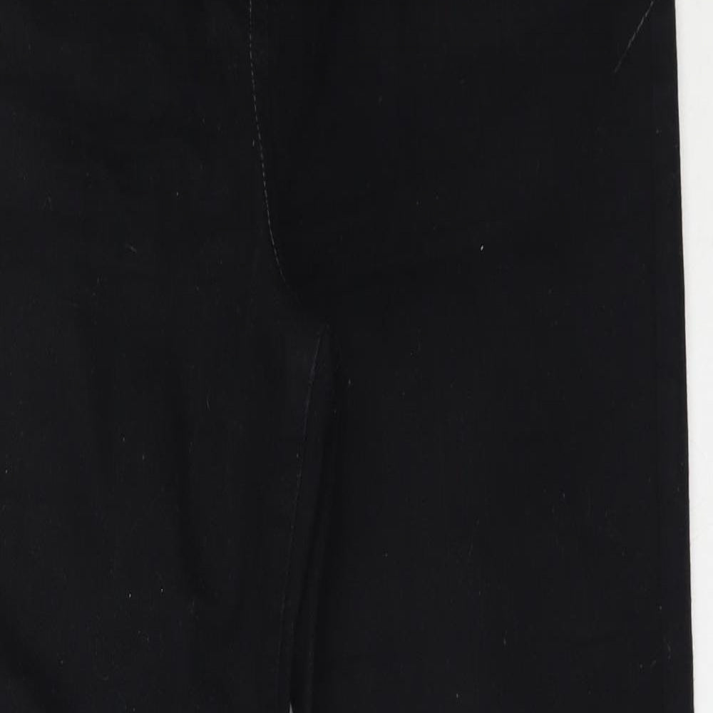 NEXT Womens Black  Cotton Skinny Jeans Size 14 L29.5 in Regular