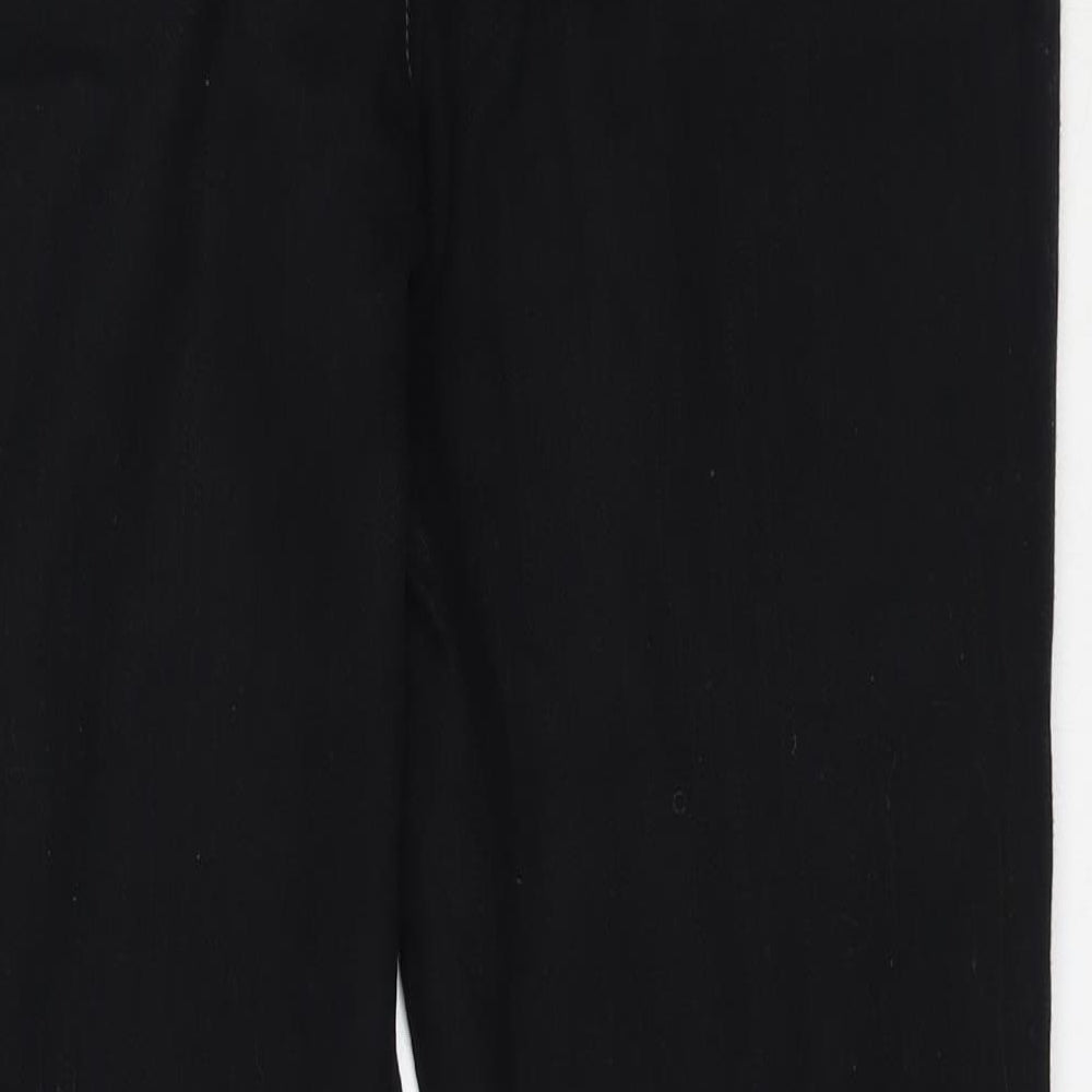 NEXT Womens Black  Cotton Skinny Jeans Size 14 L29.5 in Regular