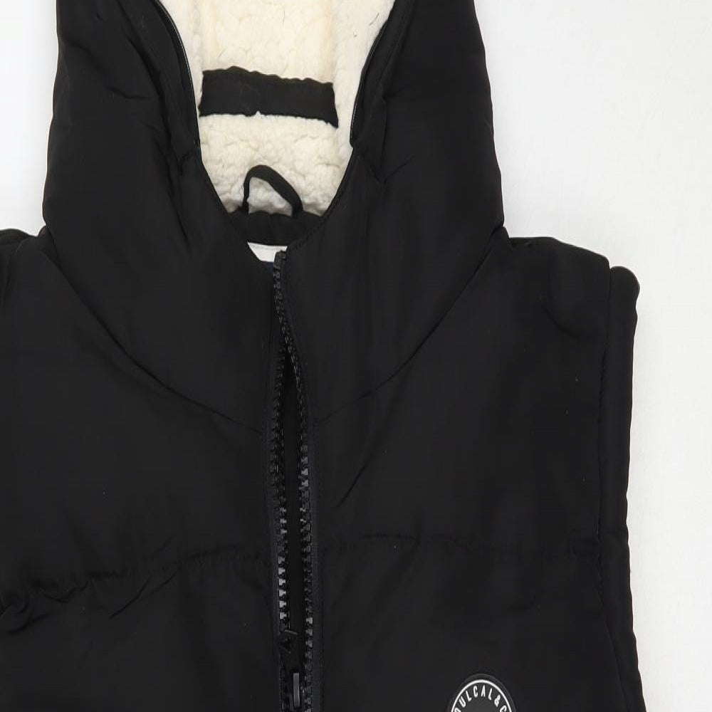 SoulCal&Co Womens Black   Gilet Coat Size 20