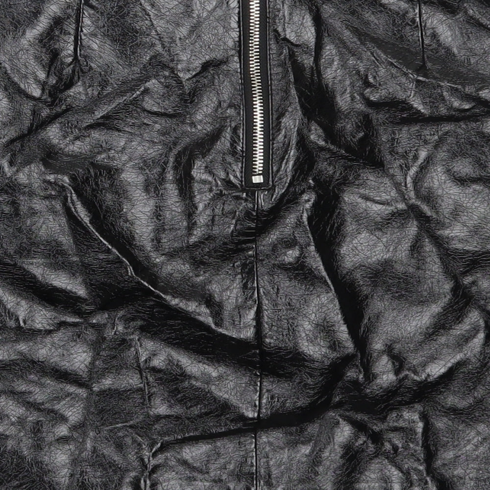 Primark Womens Black  Viscose Mini Skirt Size 12