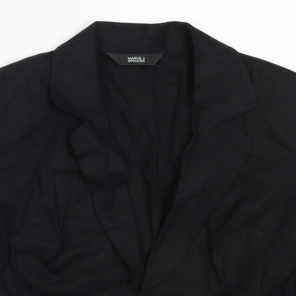 Marks and Spencer Womens Black   Jacket Blazer Size 12