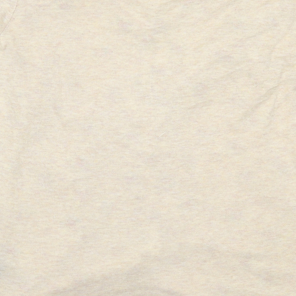 George Womens Beige V-Neck  Polyester Cardigan Jumper Size 16