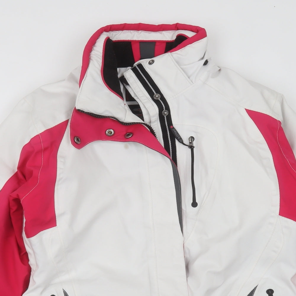 Killtec Womens White   Jacket  Size 10  Zip - Ski jacket