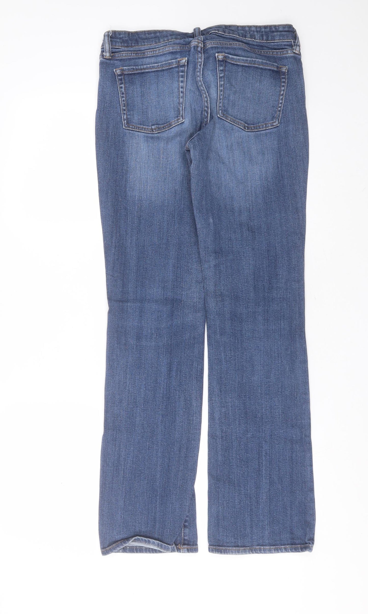 Gap Womens Blue  Cotton Bootcut Jeans Size 8 L30 in Regular Zip
