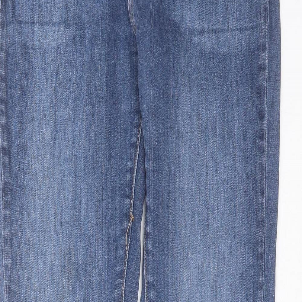 Gap Womens Blue  Cotton Bootcut Jeans Size 8 L30 in Regular Zip