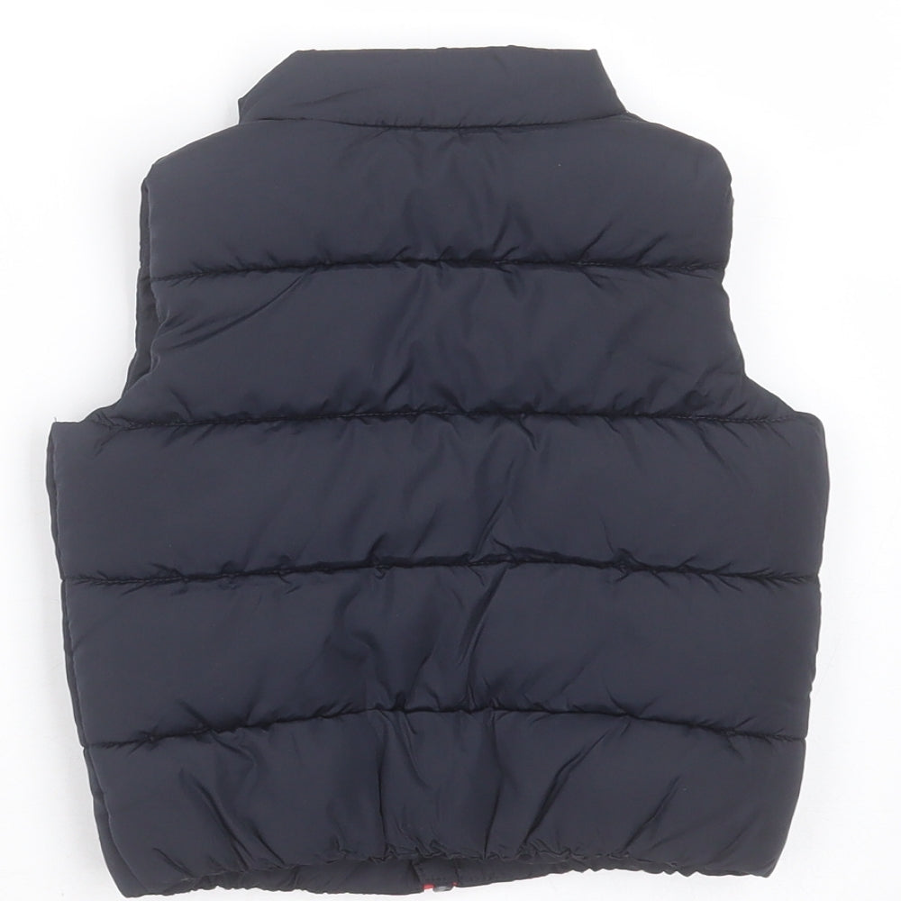 NEXT Boys Blue   Gilet Jacket Size 6-9 Months   Zip
