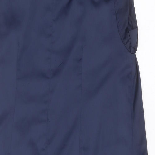 VERO MODA Womens Blue  Polyester Shift  Size XL  Round Neck