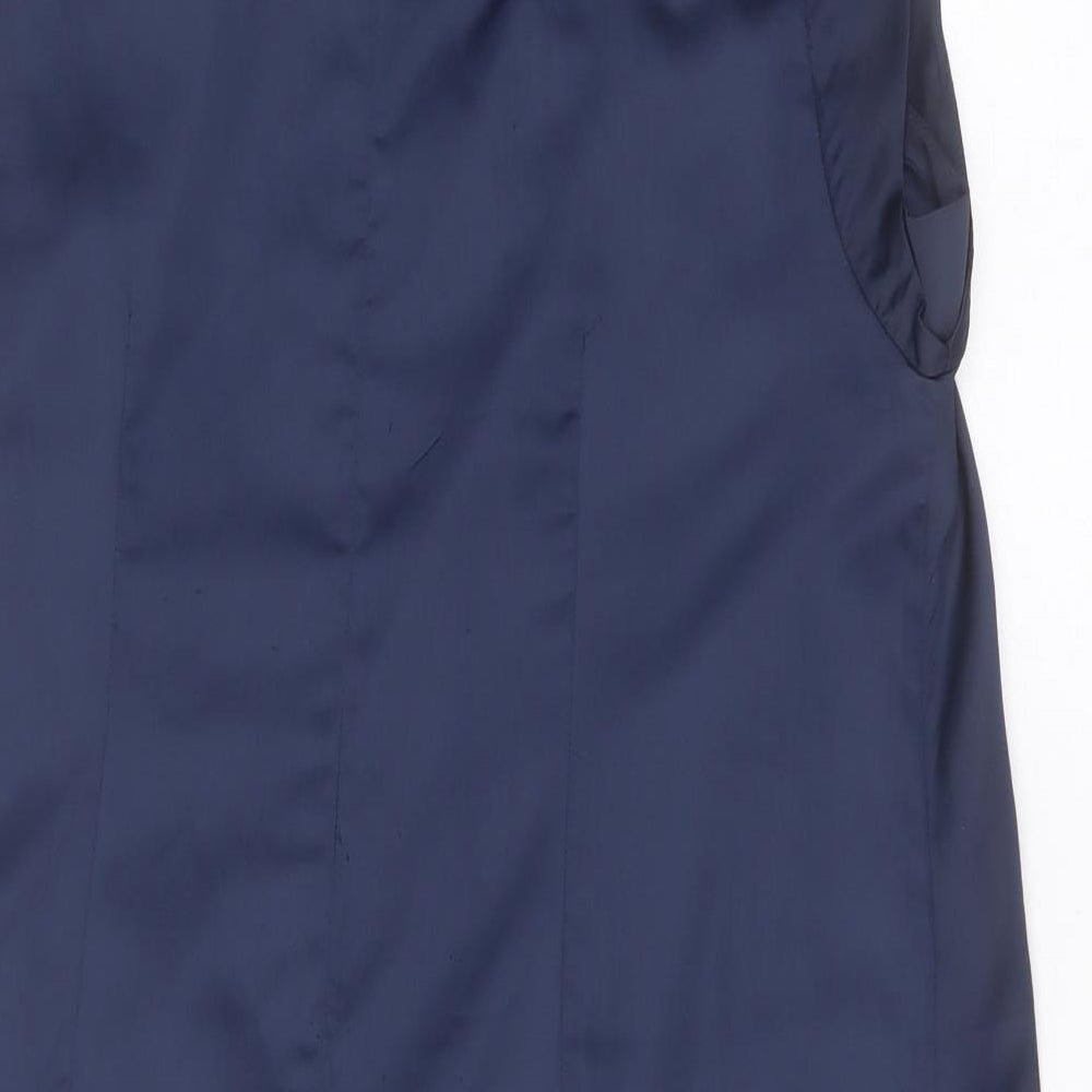 VERO MODA Womens Blue  Polyester Shift  Size XL  Round Neck