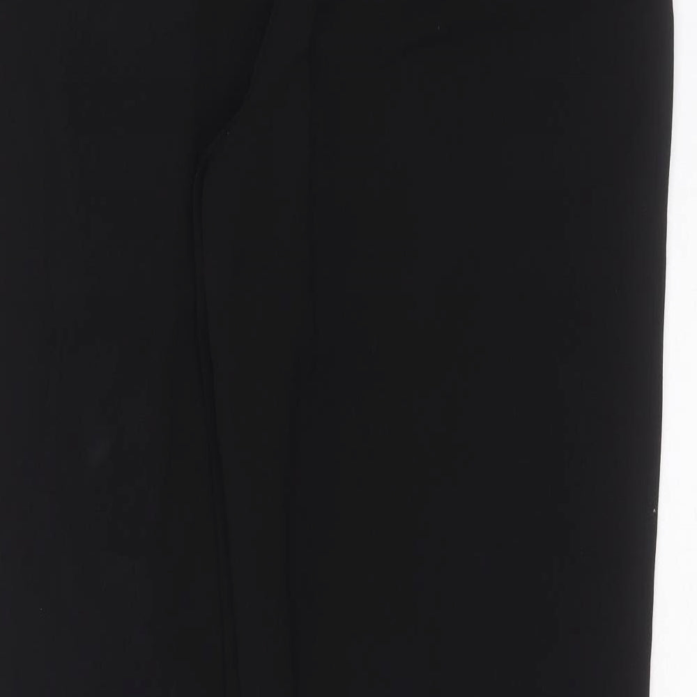 Roman Womens Black  Polyester Trousers  Size 18 L29 in Regular