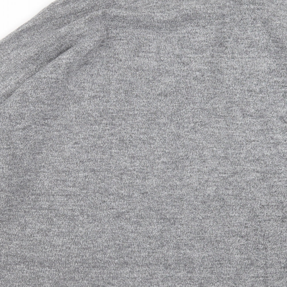 Zara Womens Grey Round Neck  Polyester Pullover Jumper Size M