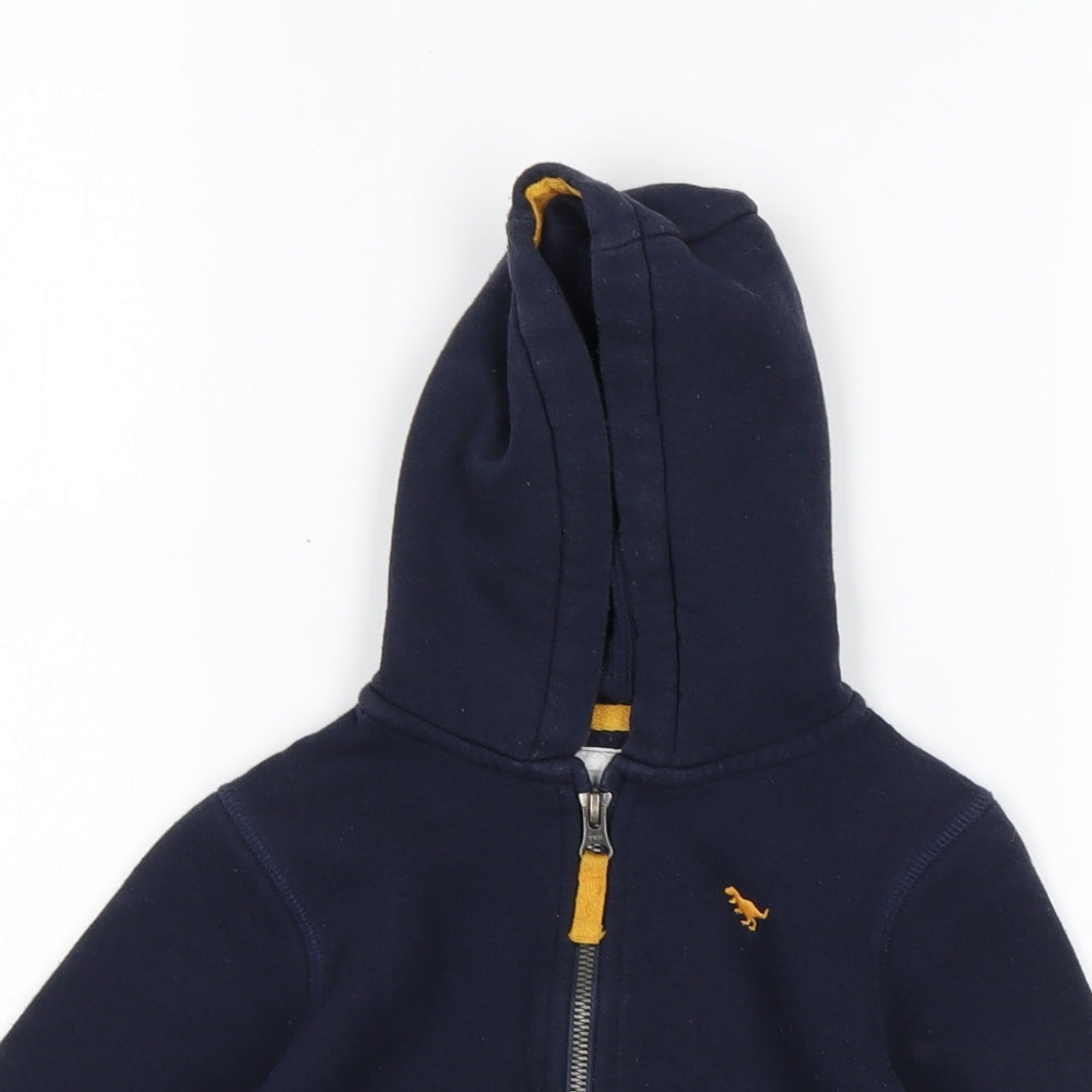 NEXT Boys Blue  Cotton Full Zip Jumper Size 12-18 Months