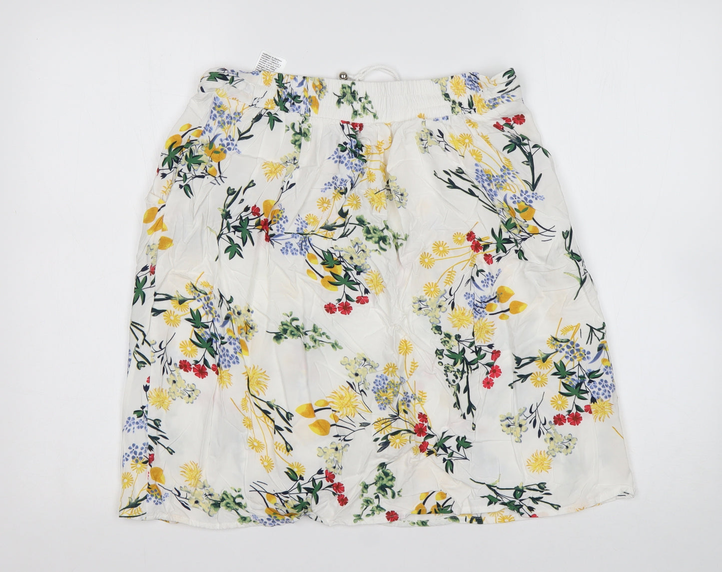 bpc  Womens Multicoloured Floral Viscose A-Line Skirt Size 14