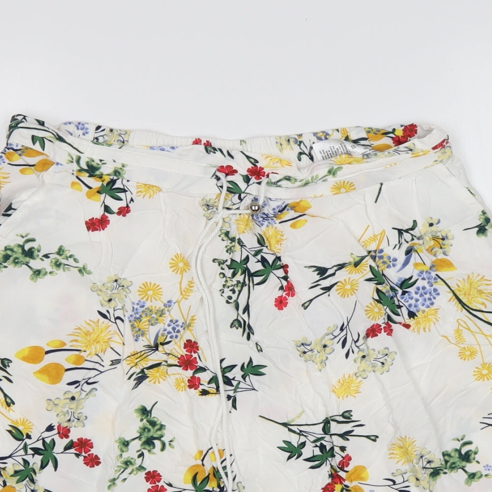 bpc  Womens Multicoloured Floral Viscose A-Line Skirt Size 14