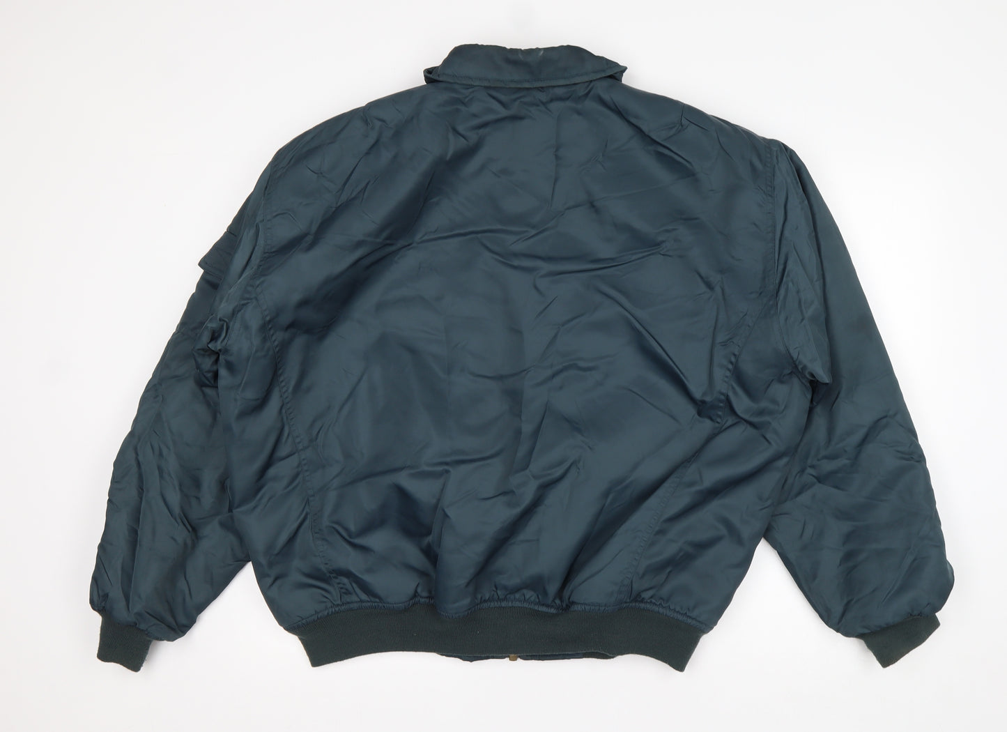 The Trader Jeans Company Mens Blue   Bomber Jacket Jacket Size M