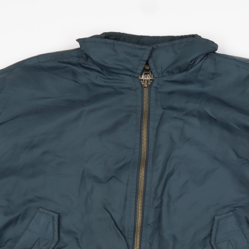 The Trader Jeans Company Mens Blue   Bomber Jacket Jacket Size M