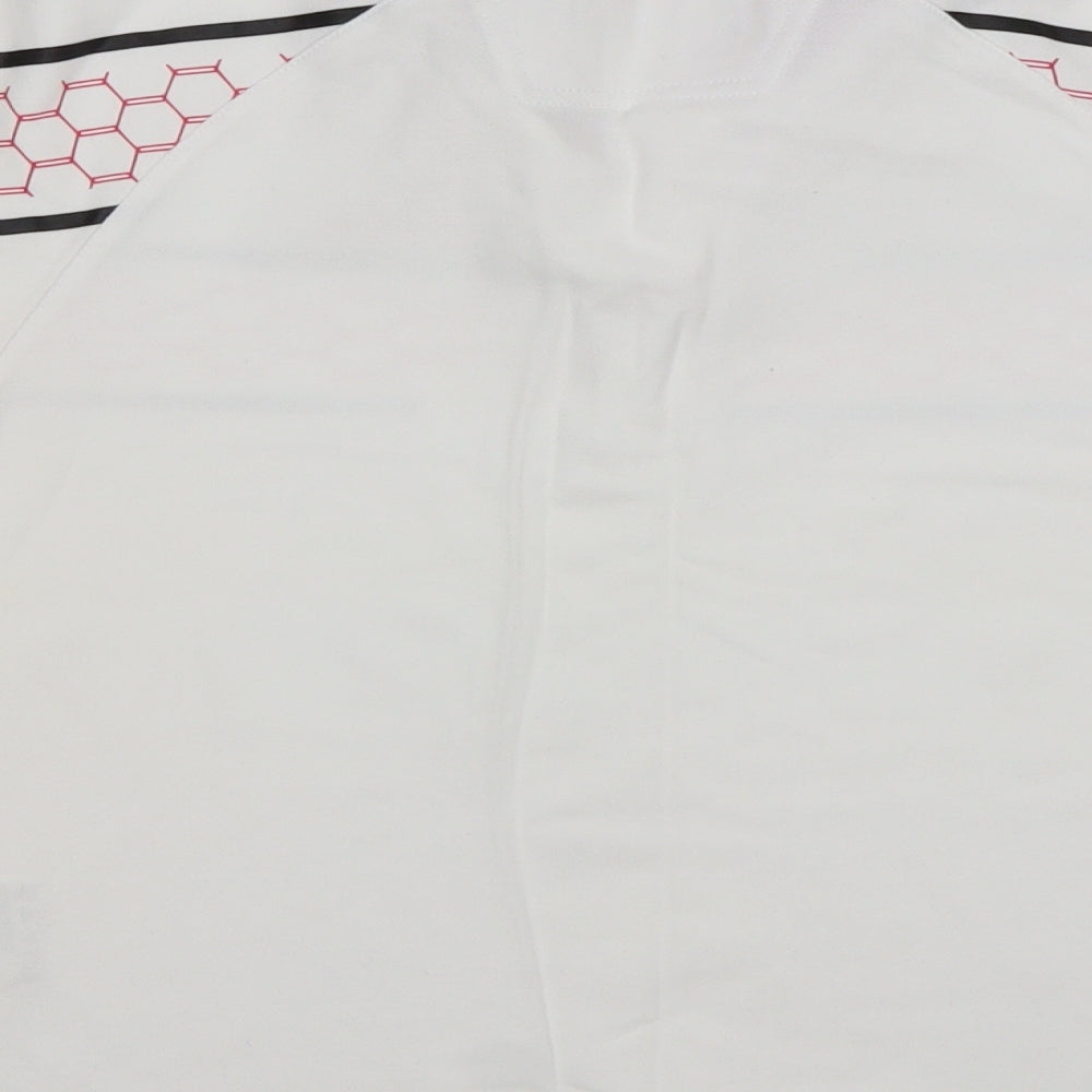 Ping Girls Multicoloured Geometric Cotton Basic Polo Size M Collared