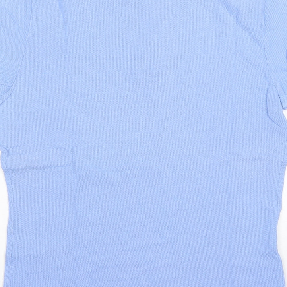 Polo Ralph Lauren Womens Blue  Cotton Basic Polo Size M Collared