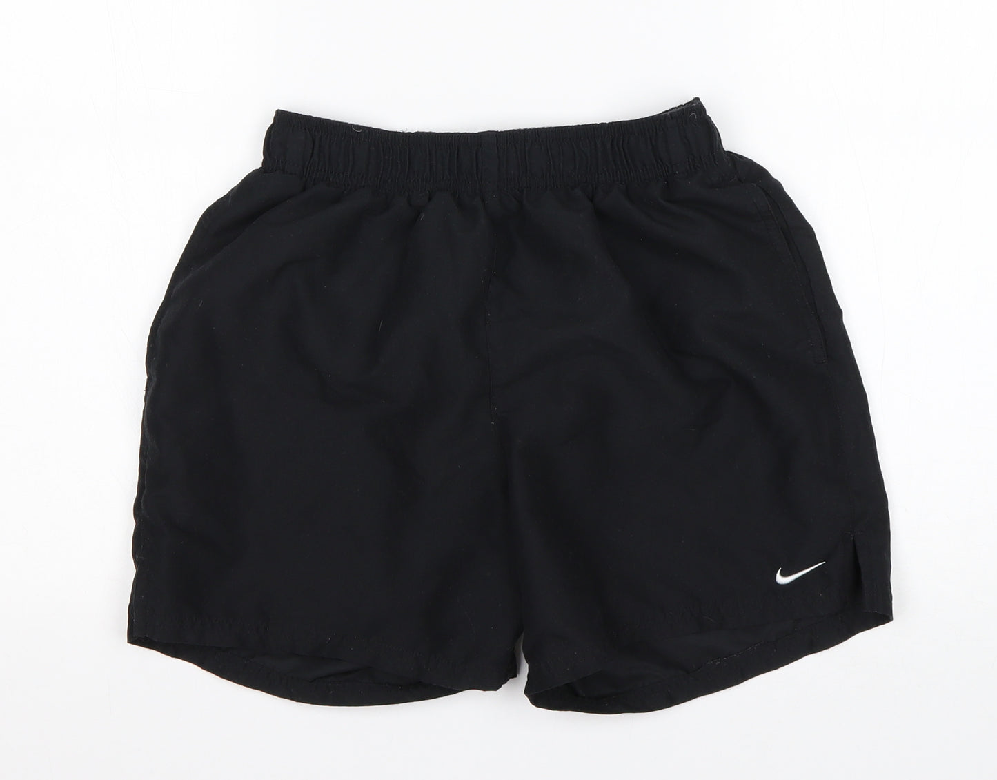Nike Mens Black  Polyester Sweat Shorts Size S  Regular