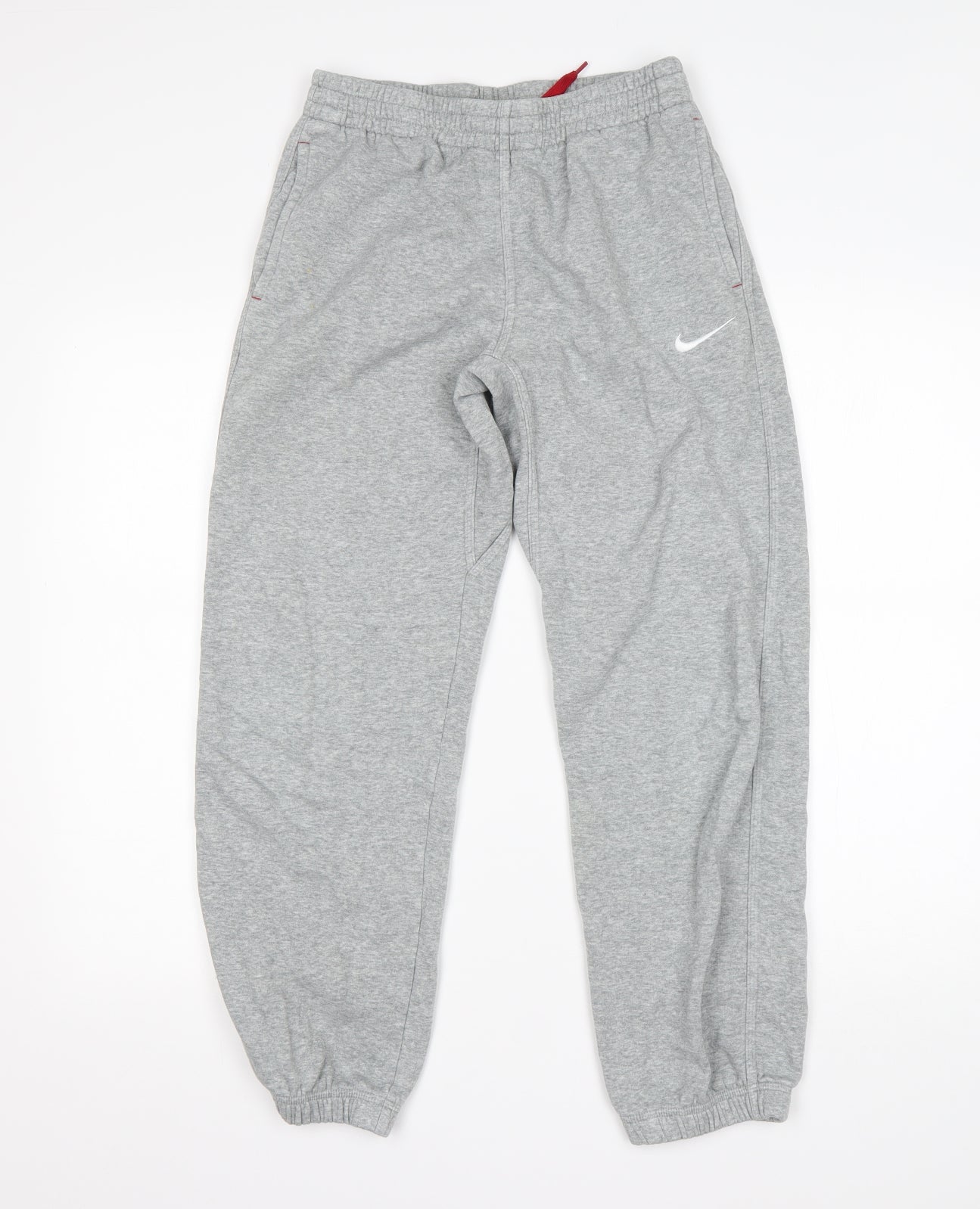 Nike Boys Grey  Cotton Sweatpants Trousers Size 12-13 Years  Regular