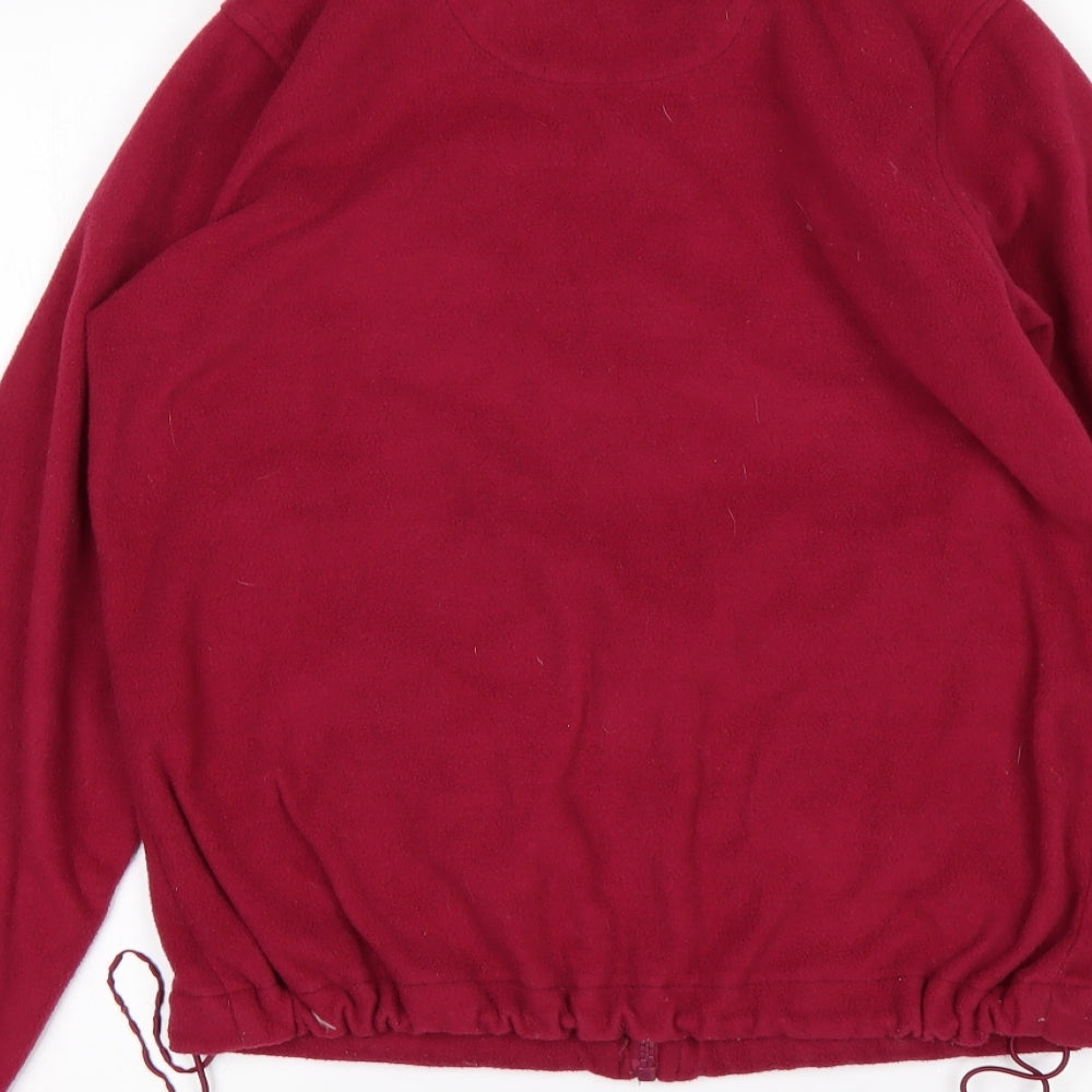 Regatta Womens Purple  Polyester Full Zip Sweatshirt Size 10