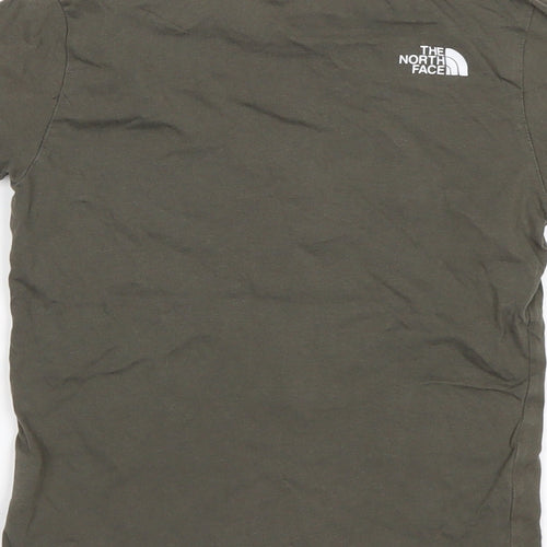 The North Face Boys Green   Basic T-Shirt Size XS Round Neck