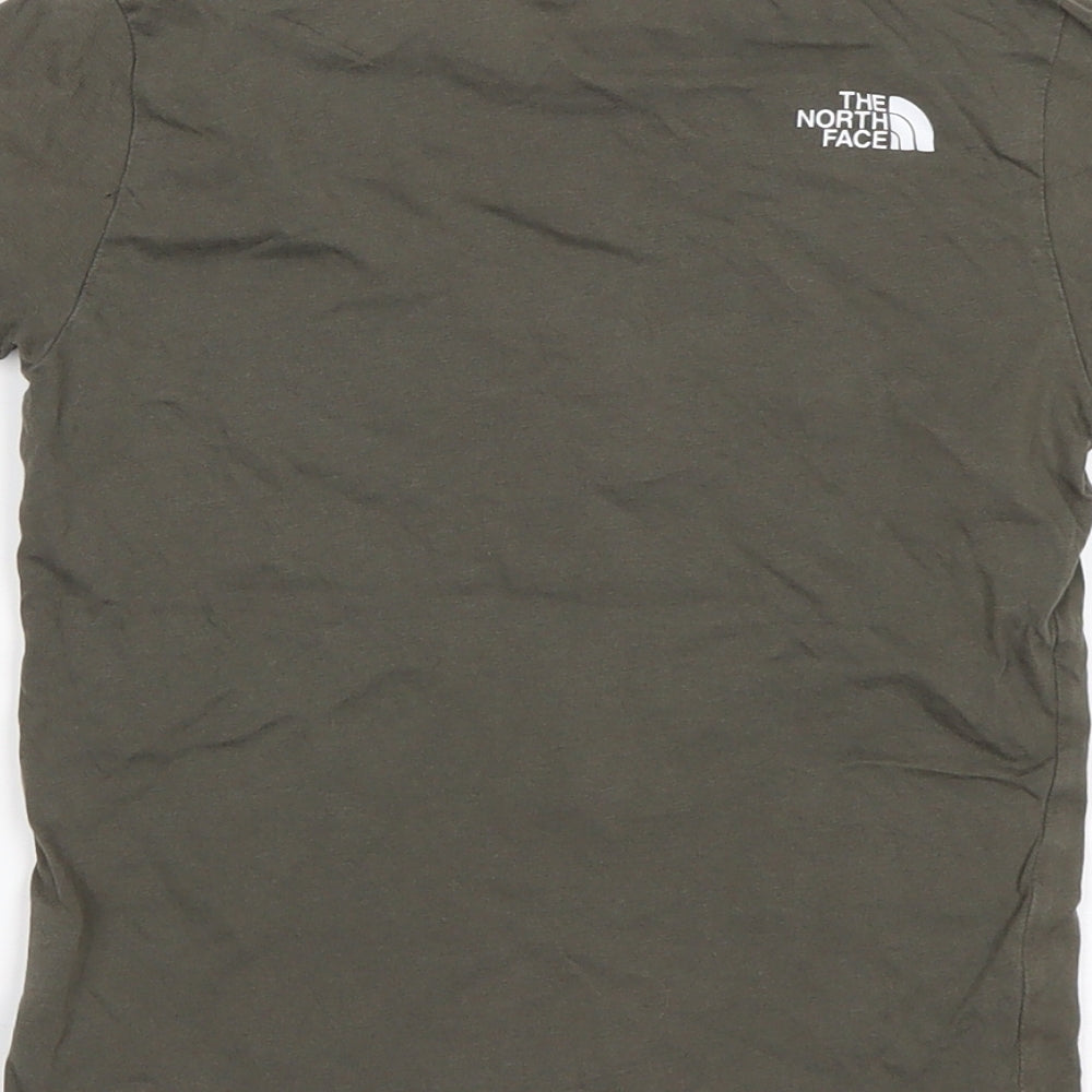 The North Face Boys Green   Basic T-Shirt Size XS Round Neck