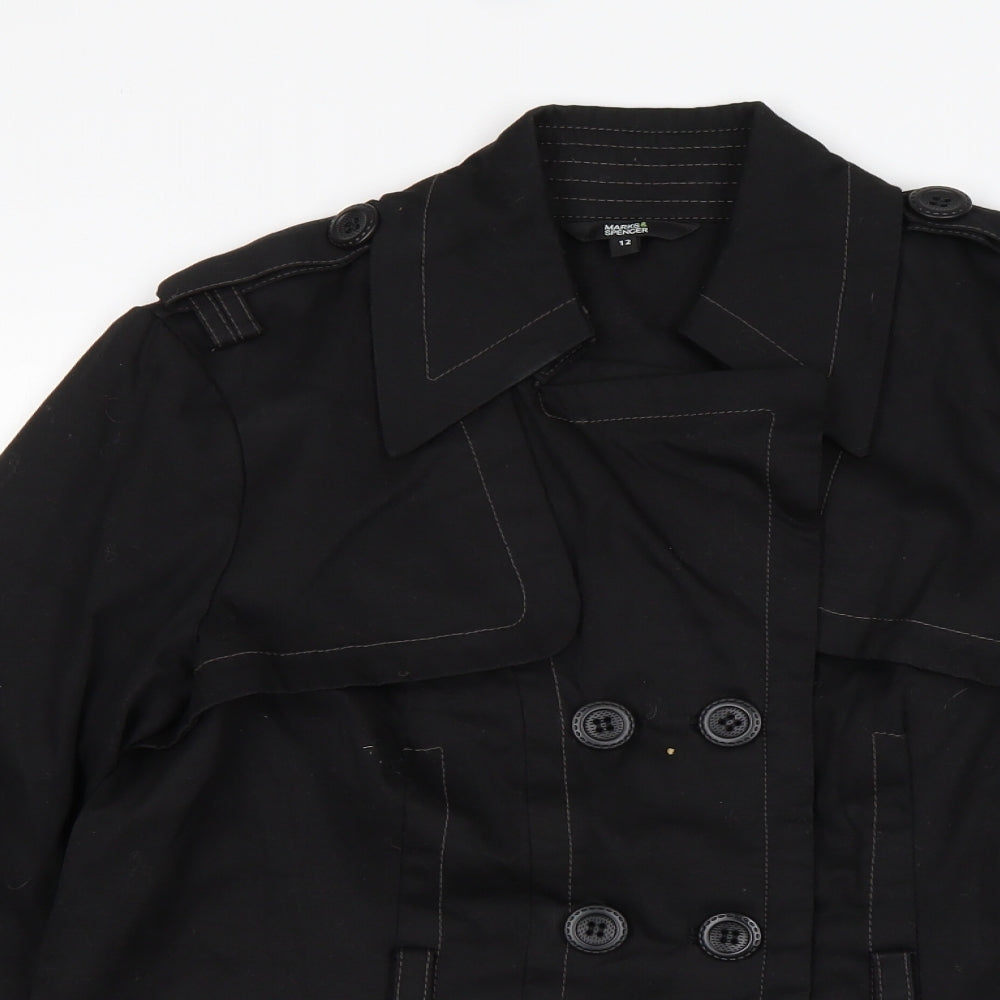 M&S Womens Black   Jacket  Size 12