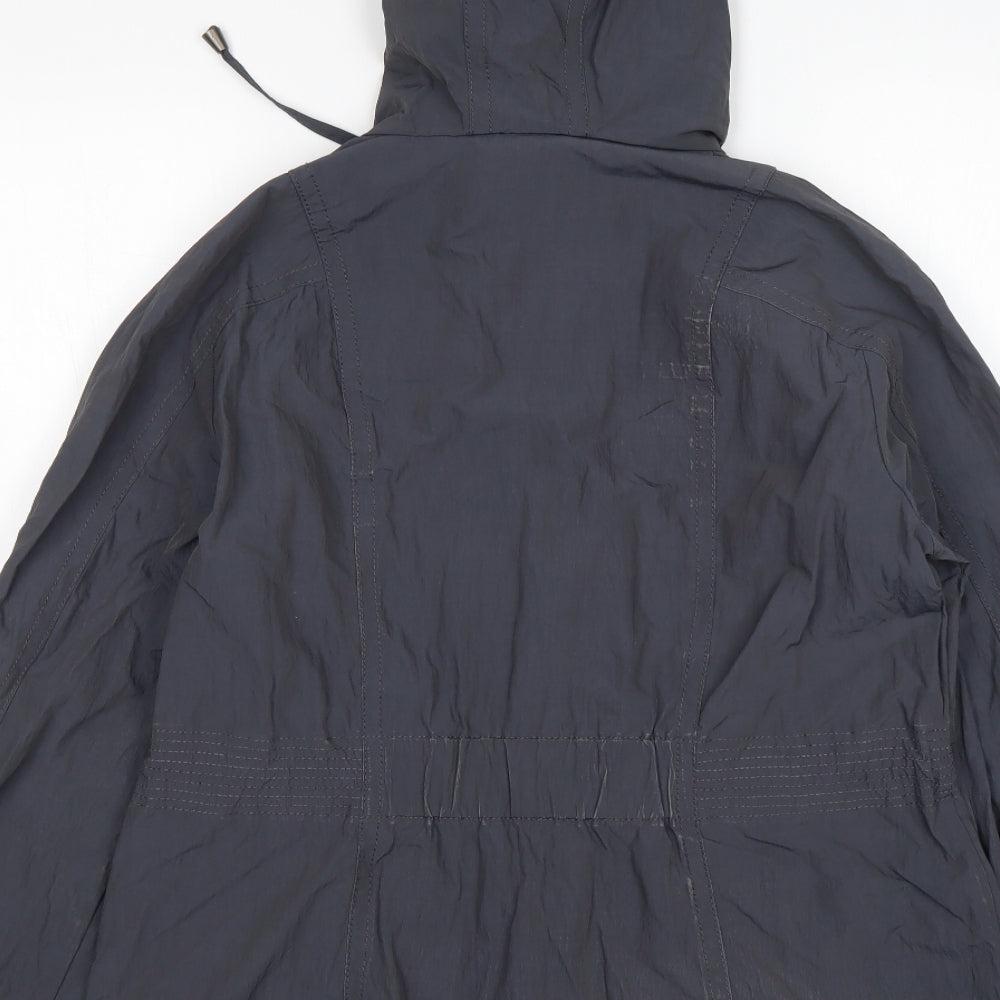 Debenhams Womens Grey   Parka Coat Size 12