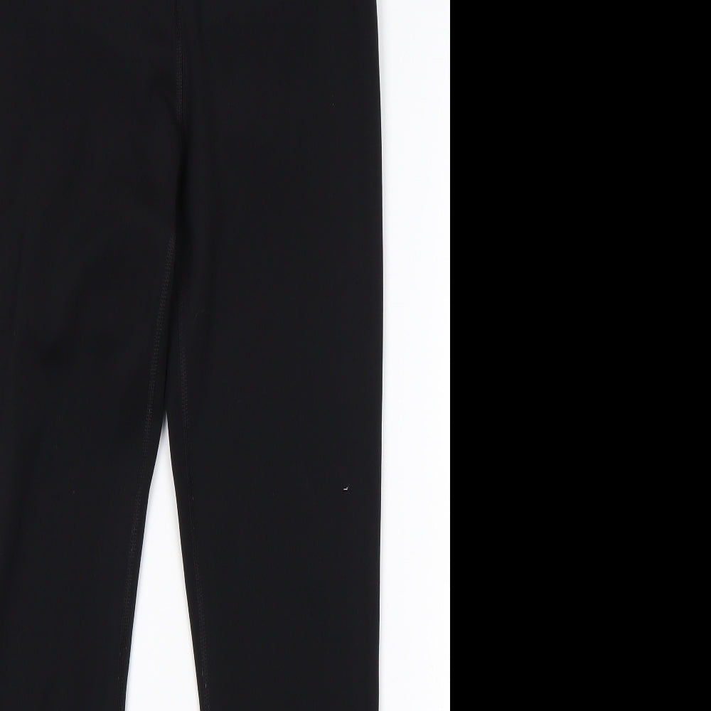 H&M Womens Black  Polyester Compression Leggings Size M L27 in Regular