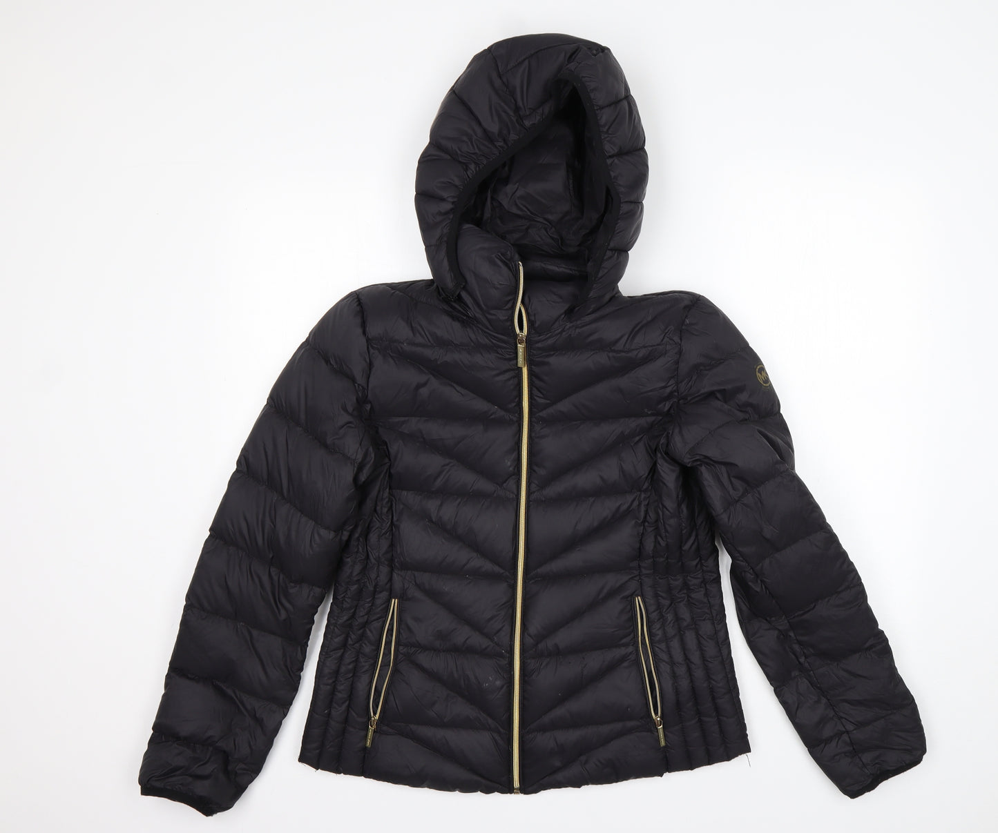Michael Kors Womens Black   Puffer Jacket Coat Size M